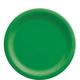 Festive Green Extra Sturdy Paper Lunch Plates, 8.5in, 20ct